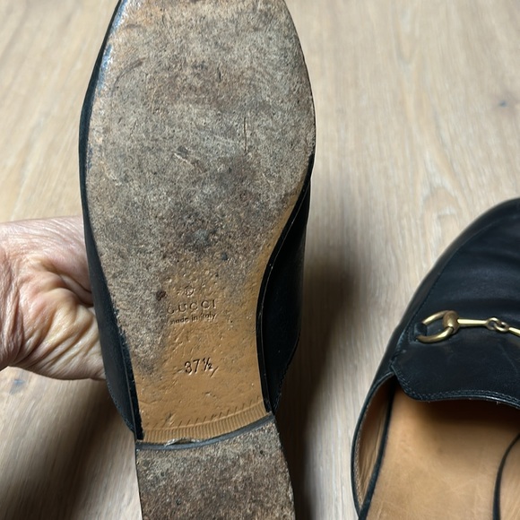 Gucci leatherr mules size 37.5 - Picture 5 of 12
